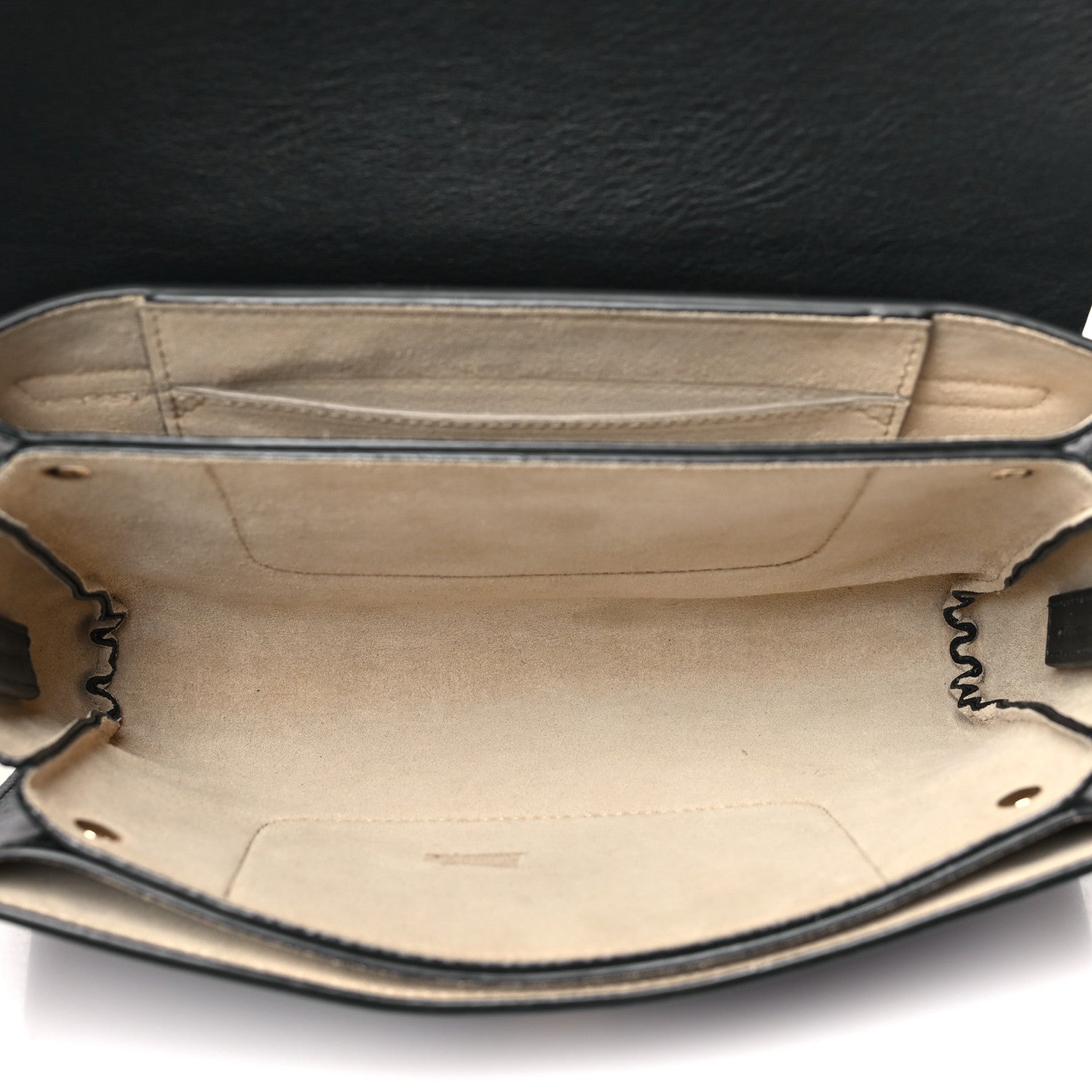 Chloe Suede Calfskin Small Faye Shoulder Bag Black 5 of 13