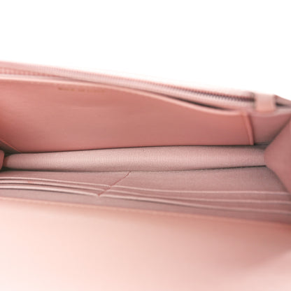 Chanel Lambskin Quilted Chanel 19 Wallet On Chain WOC Light Pink 5 of 10