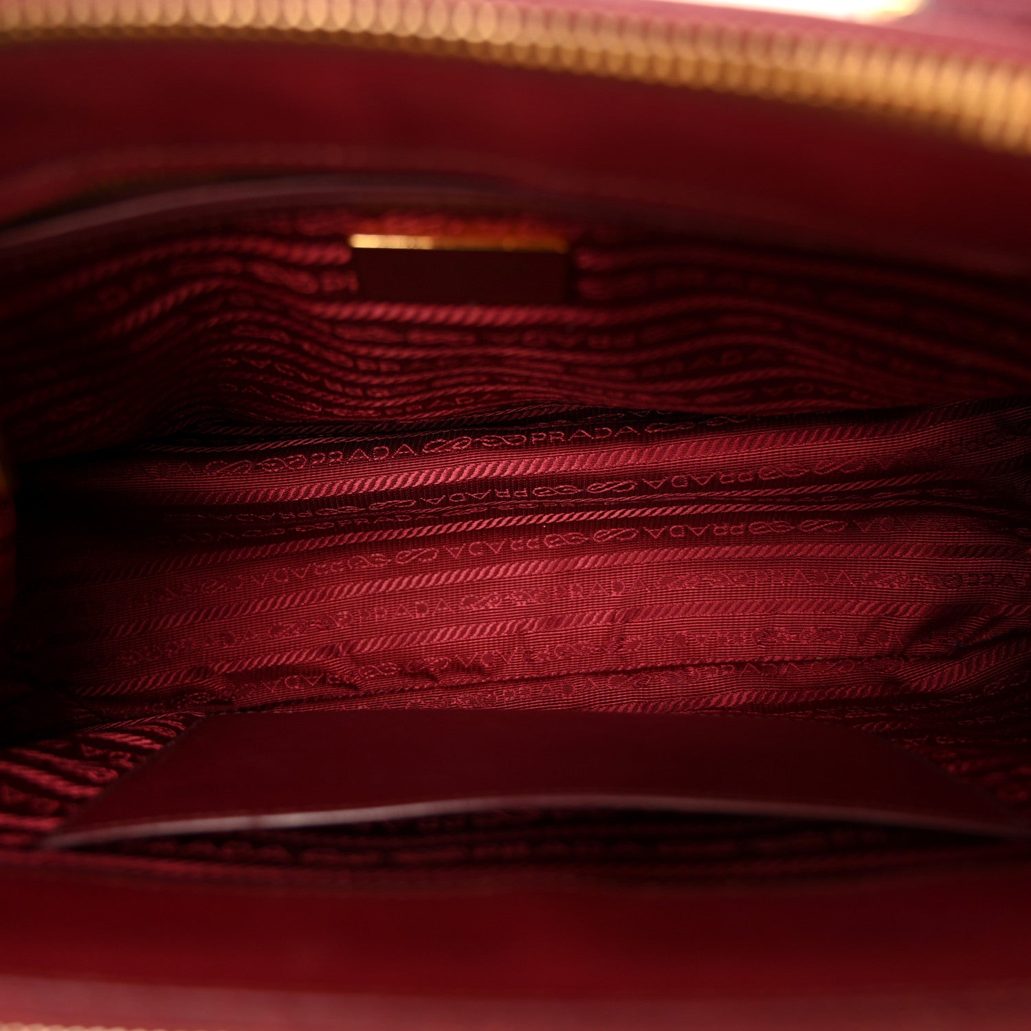 Prada Saffiano Small Galleria Double Zip Tote Cerise 5 of 11