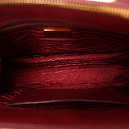 Prada Saffiano Small Galleria Double Zip Tote Cerise 5 of 11