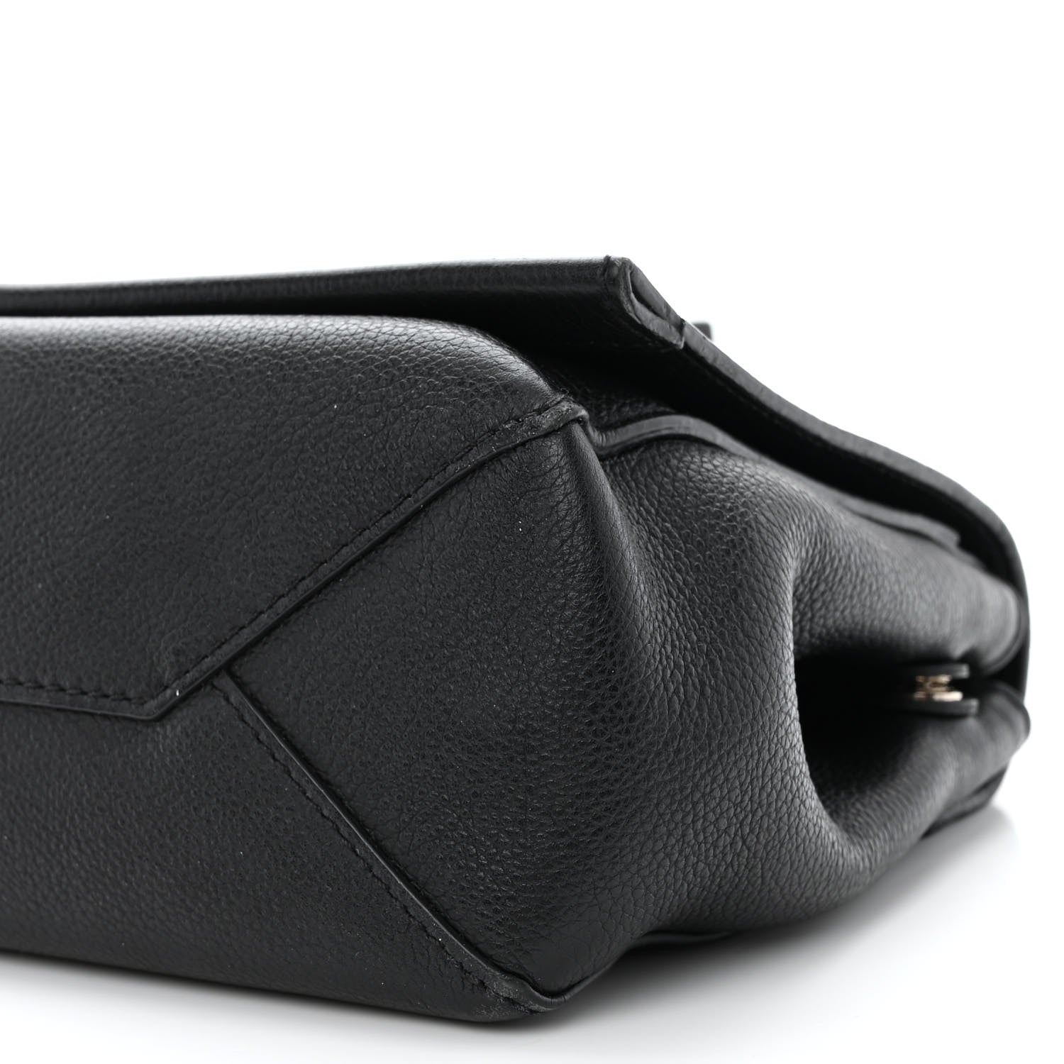 Louis Vuitton Calfskin Lockme II Chain Bag BB Black 10 of 15