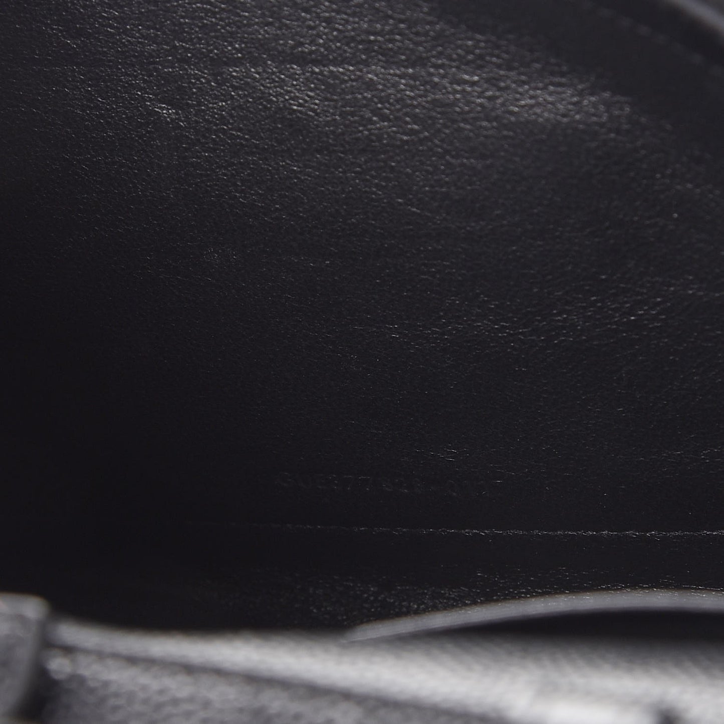 Grain De Poudre Matelasse Chevron Monogram Chain Wallet Black