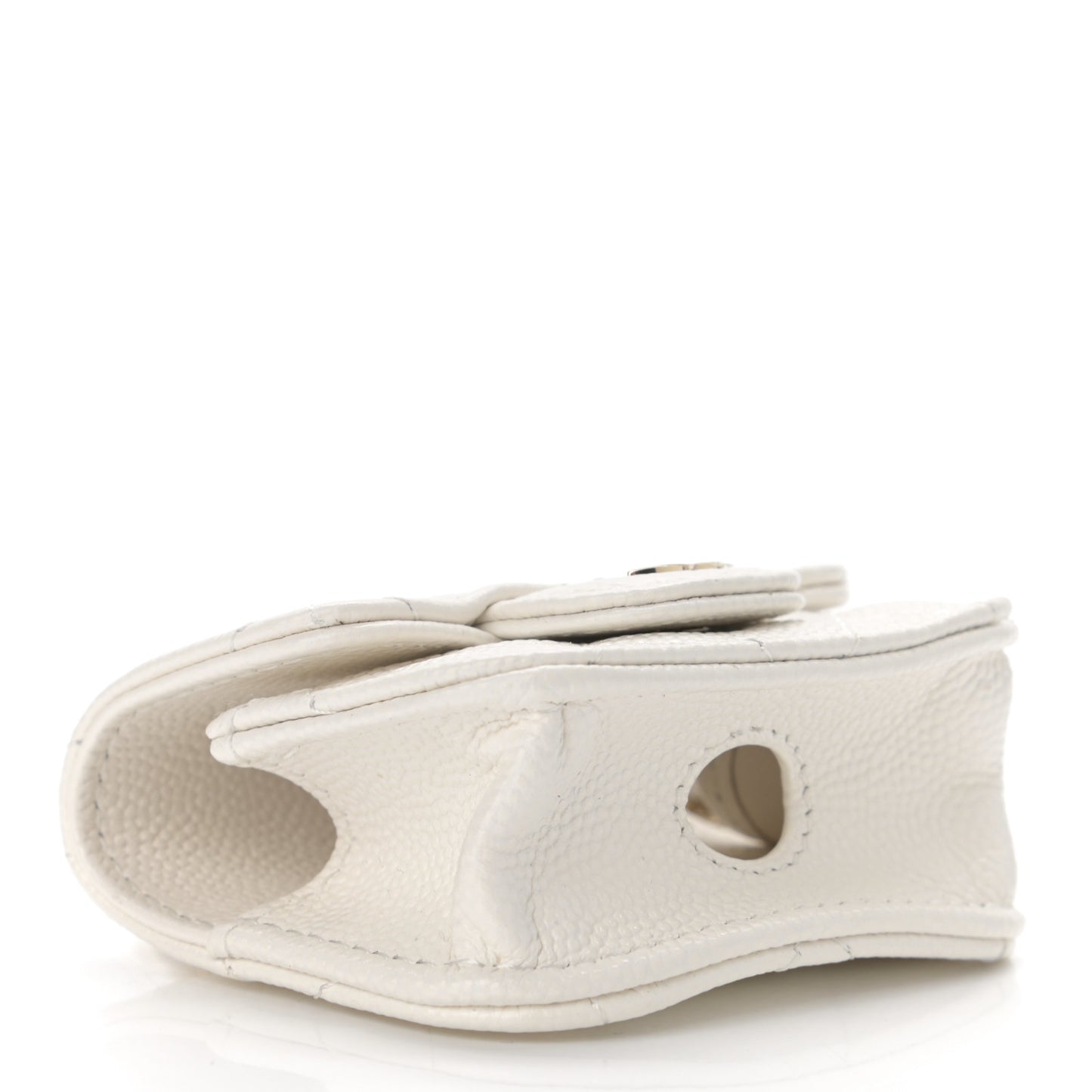 Caviar Quilted Airpods Pro Case White