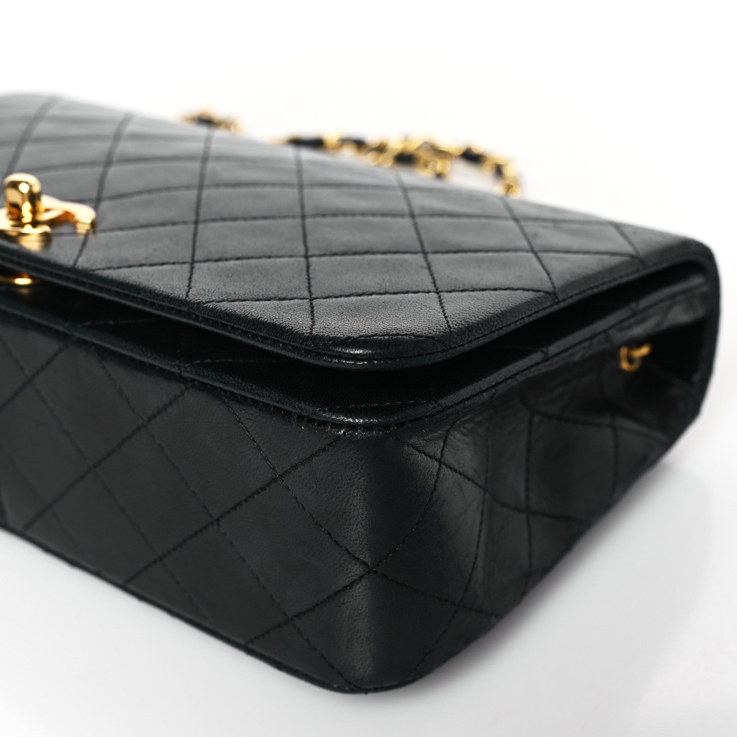 Chanel Lambskin Quilted Small Single Flap Black 9 of 9