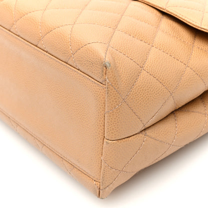Chanel Caviar Quilted Jumbo Kelly Flap Beige 10 of 10