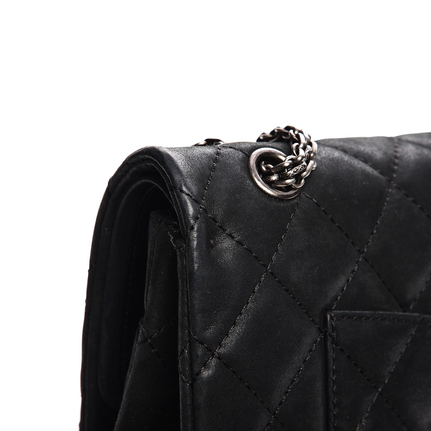 Chanel Iridescent Calfskin Quilted 2.55 Reissue 227 Flap Black 12 of 12