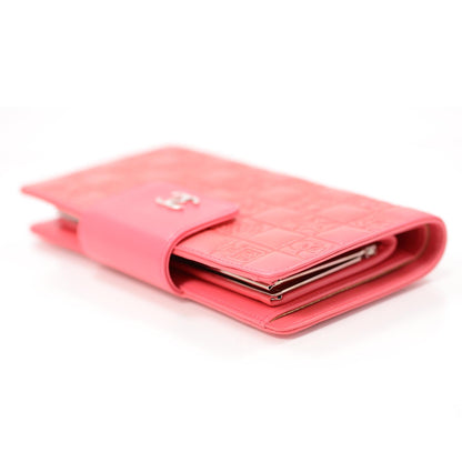 Chanel Lambskin Precious Symbols Wallet Coral 3 of 9