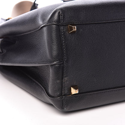 MCM Grained Calfskin Medium Milla Tote Black 9 of 14
