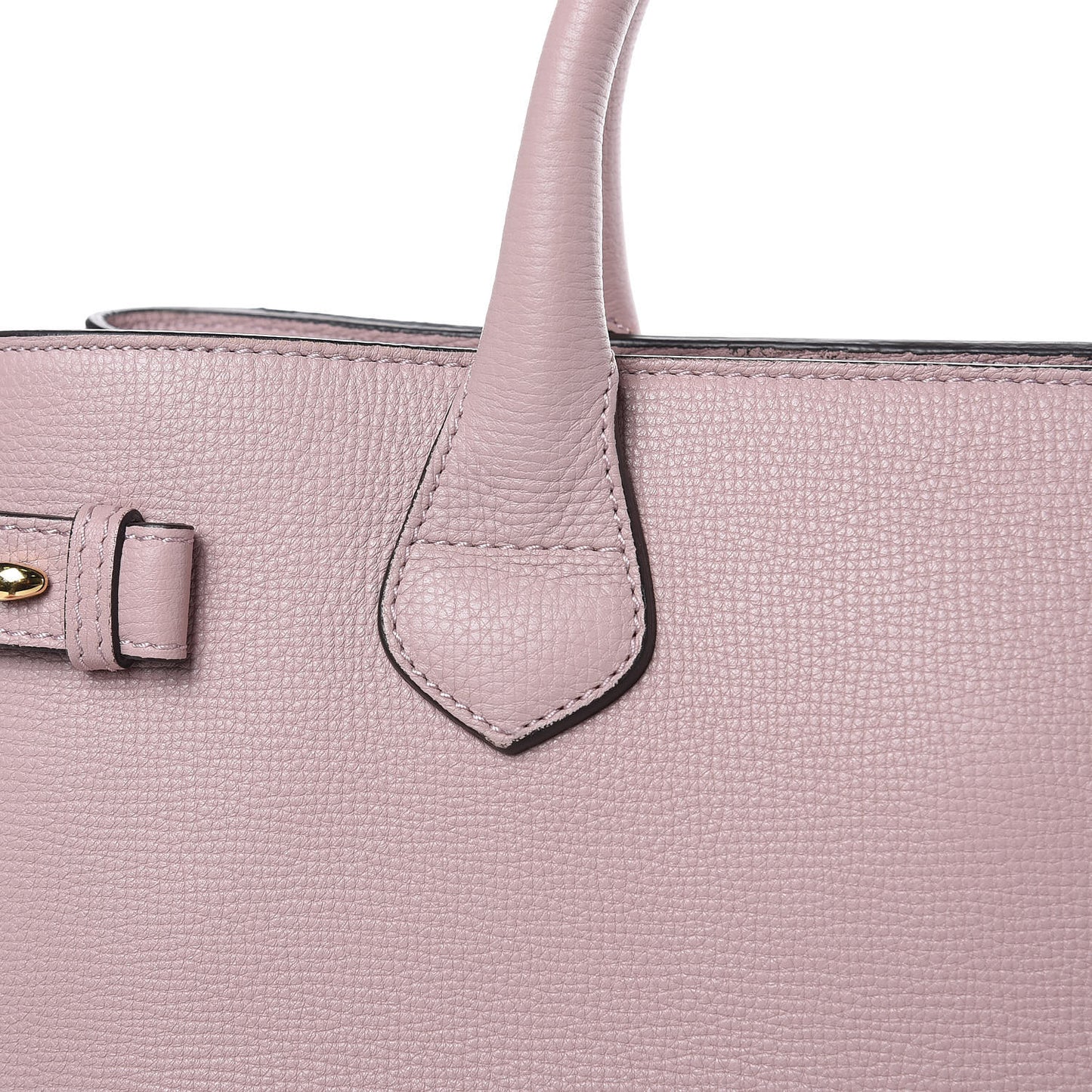 Derby Calfskin House Check Medium Banner Tote Pale Orchid