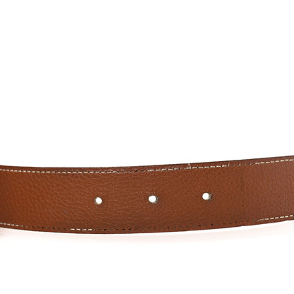 Hermes Box Togo 32mm H Belt 90 Black Gold 10 of 13