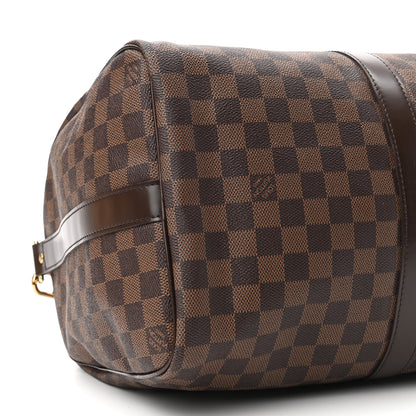 Louis Vuitton Damier Ebene Keepall Bandouliere 45 8 of 9