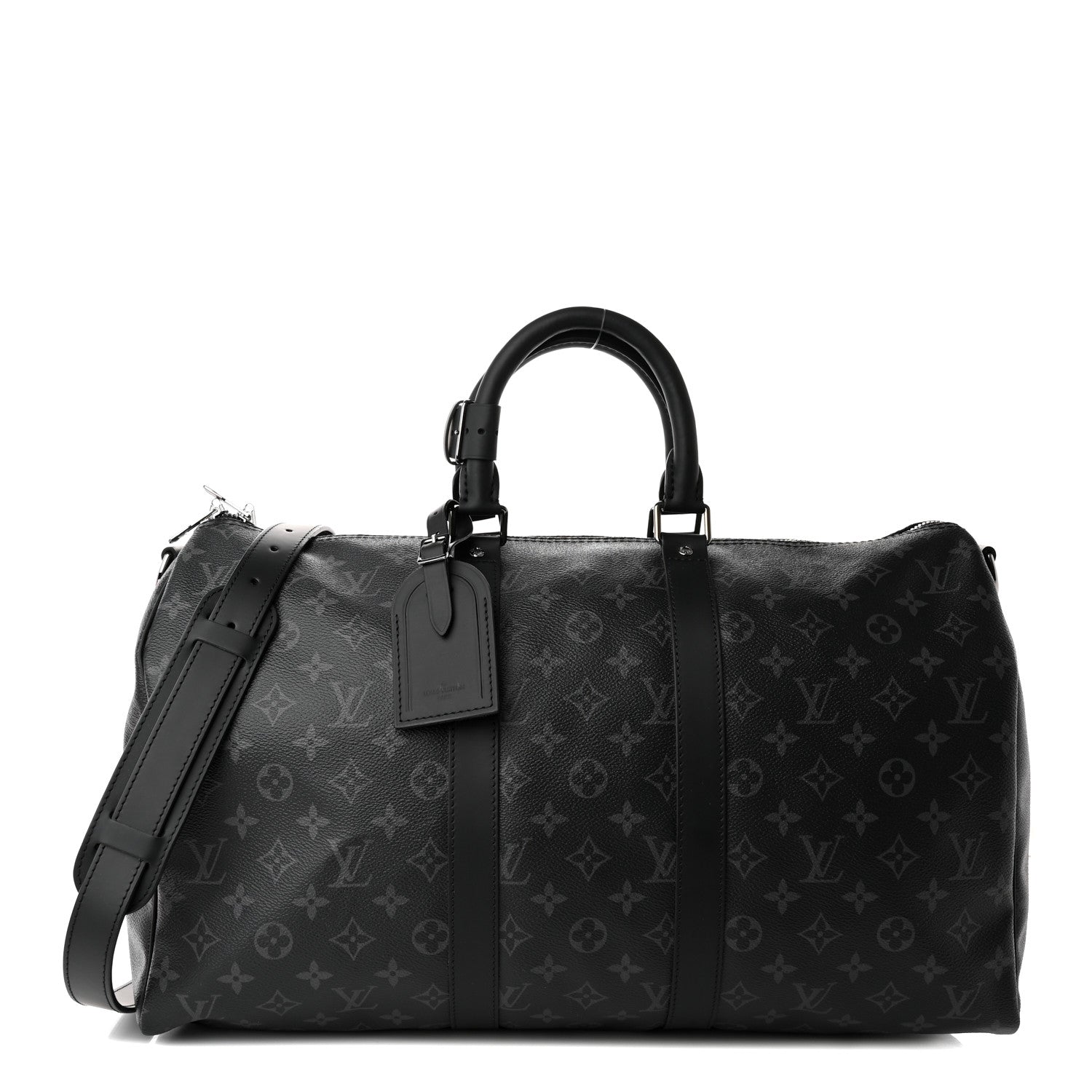 Louis Vuitton Monogram Eclipse Keepall Bandouliere 45 1 of 16