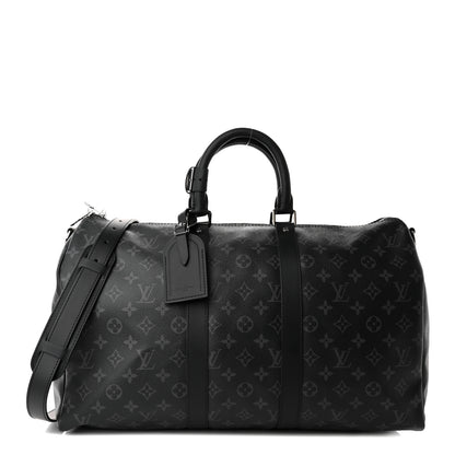 Louis Vuitton Monogram Eclipse Keepall Bandouliere 45 1 of 16