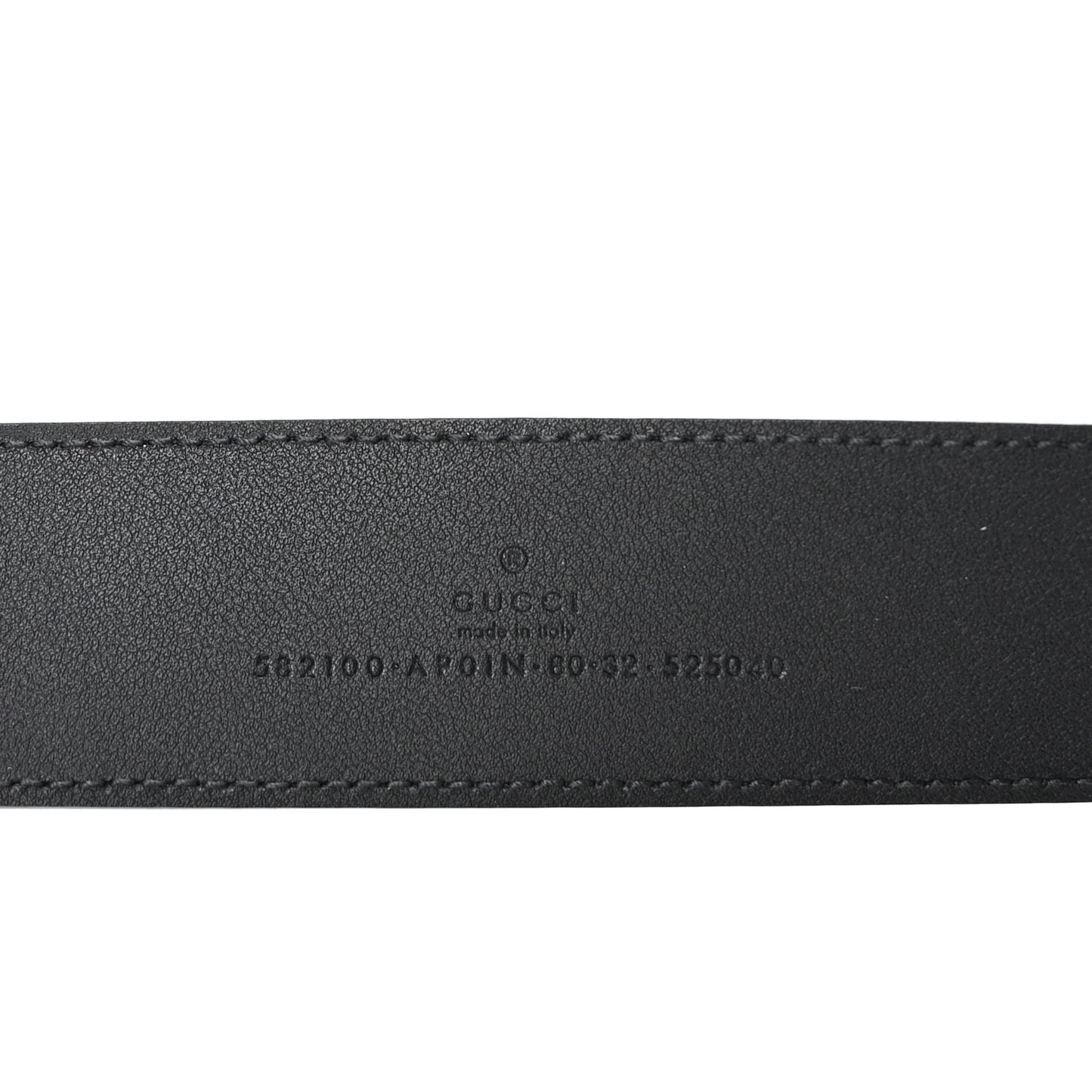 Calfskin Crystal Double G 40mm Belt 80 32 Black