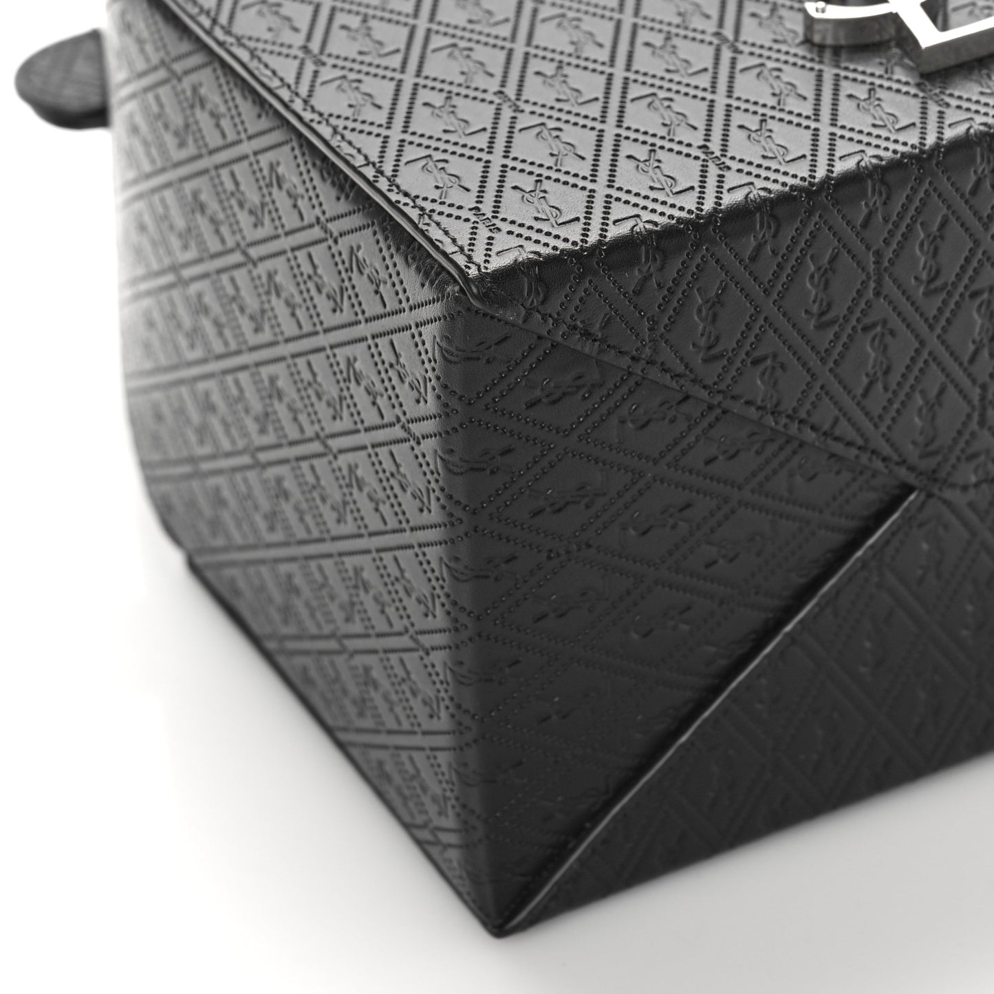Calfskin Monogram Take Away Box Black