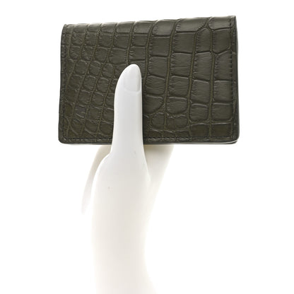 Louis Vuitton Alligator Pocket Organizer Green 2 of 6