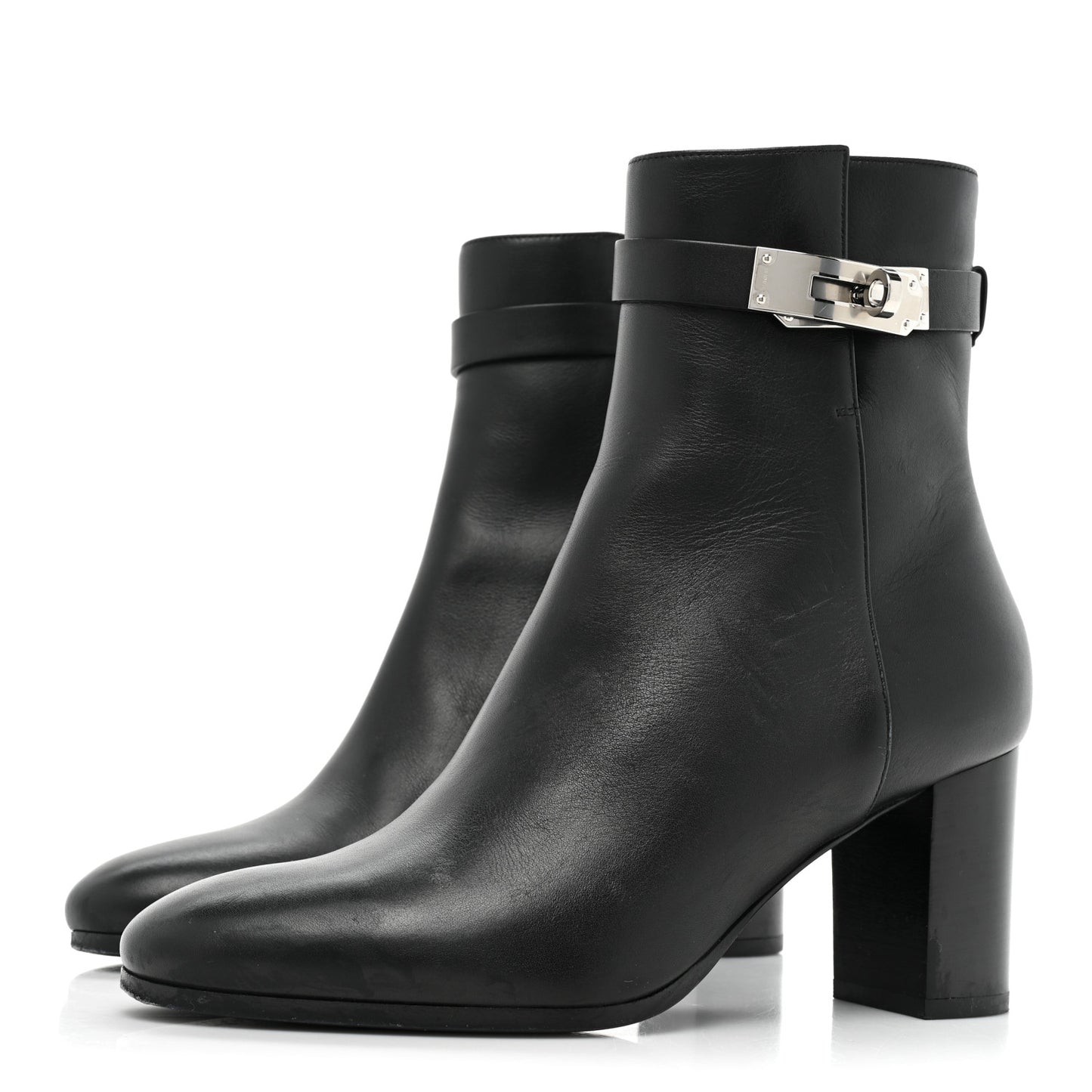 Calfskin Saint Germain Ankle Boots 36.5 Black
