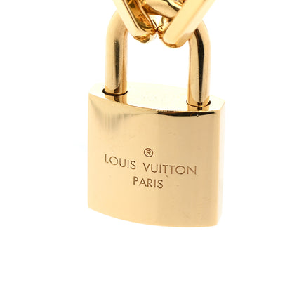 Louis Vuitton LV Edge Necklace Cadenas Gold 6 of 7