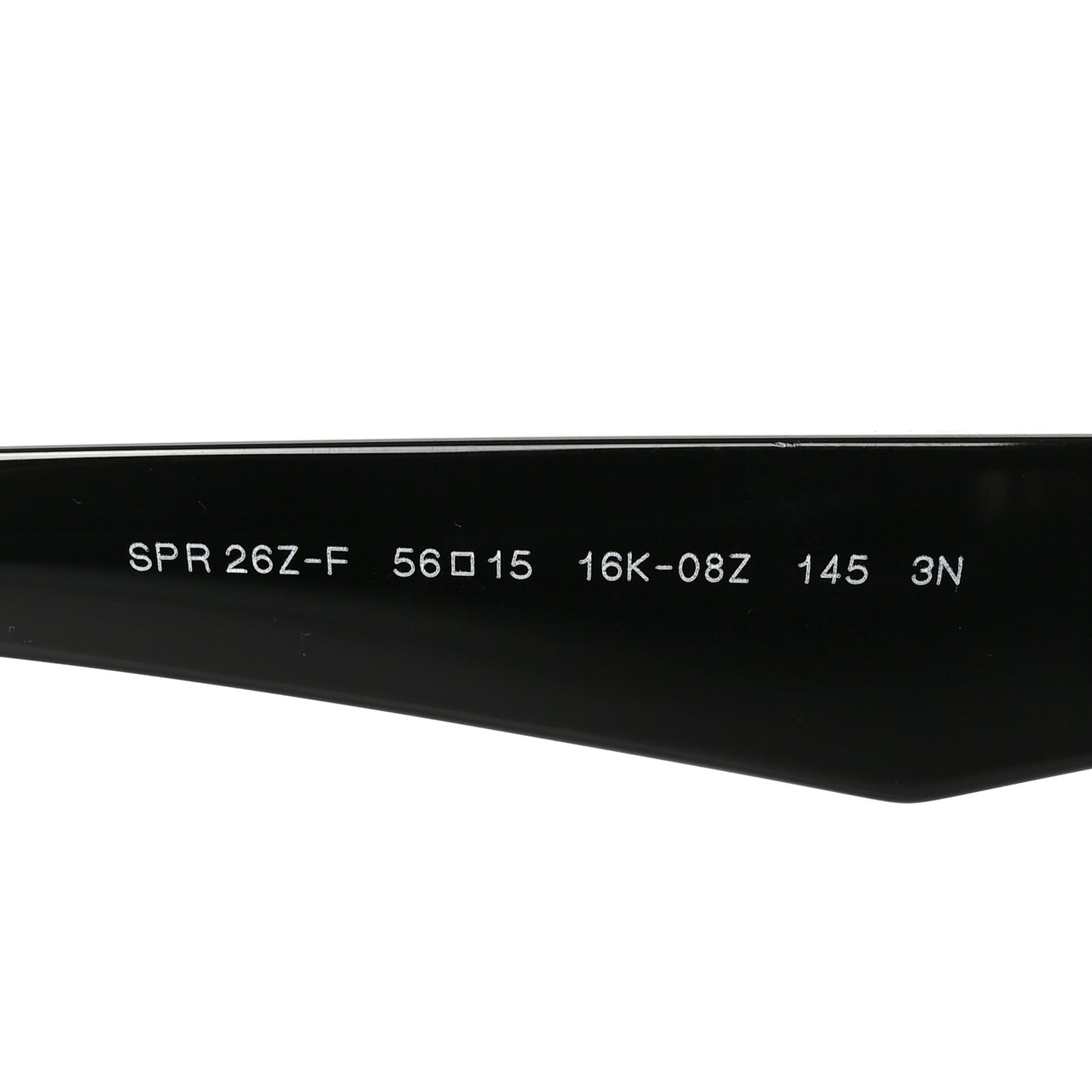 Acetate Oval Sunglasses SPR 26Z-F Black