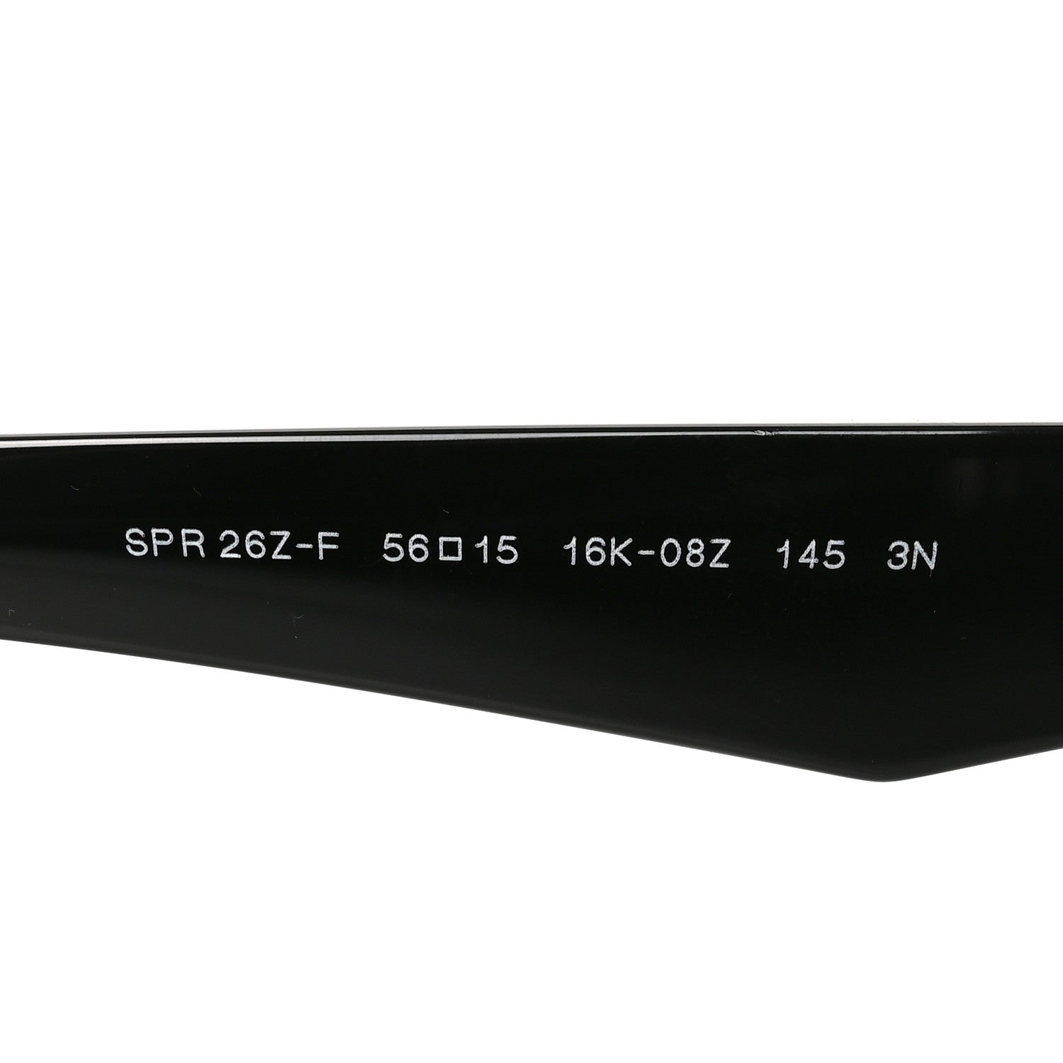 Prada Acetate Oval Sunglasses SPR 26Z-F Black 6 of 7