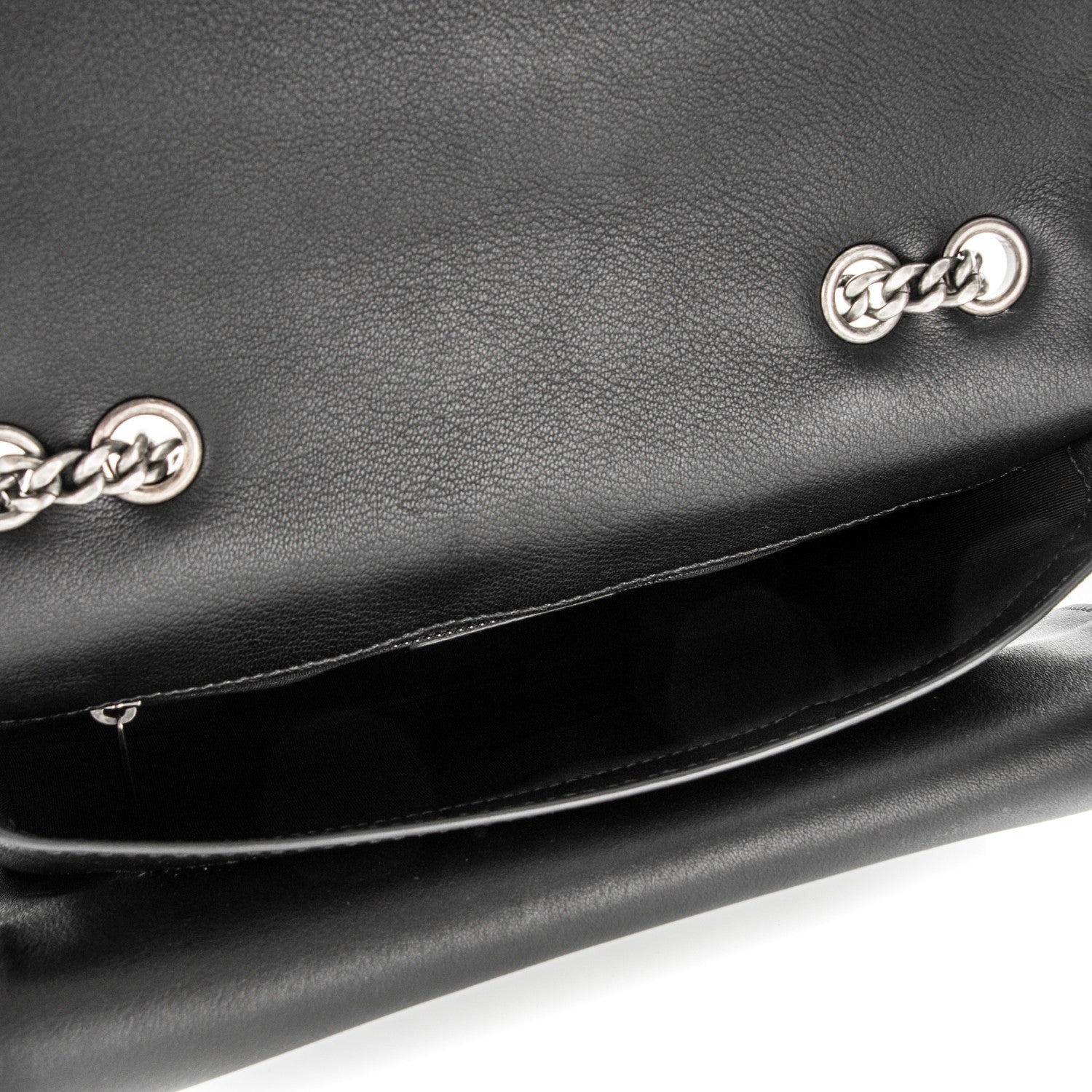 Chanel Goatskin Quilted Double Flap Black 5 of 6