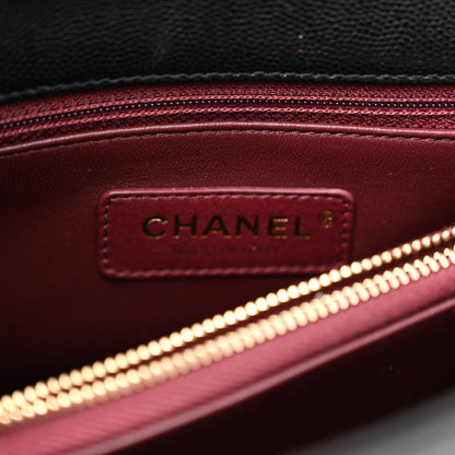 Chanel Caviar Quilted Small Coco Handle Flap Black 6 of 11