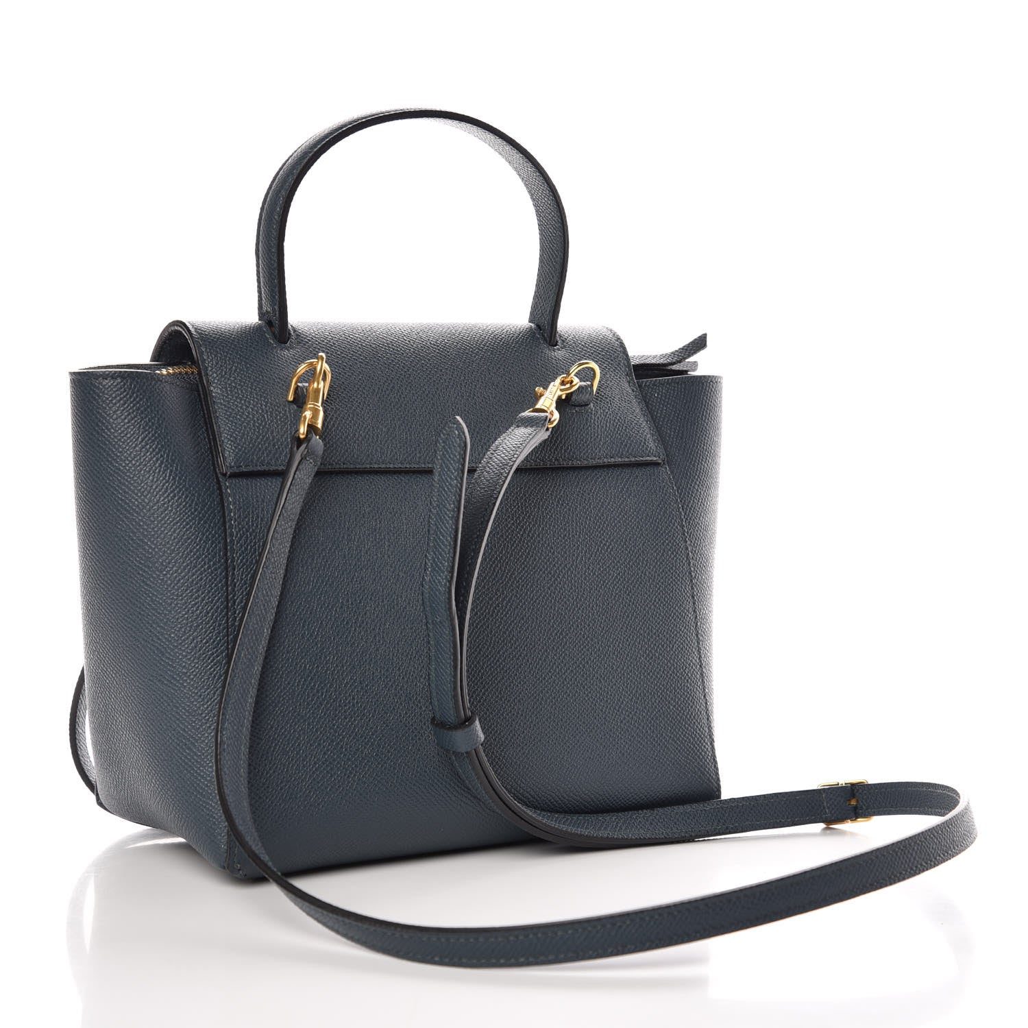 Celine Grained Calfskin Nano Belt Bag Slate 4 of 9
