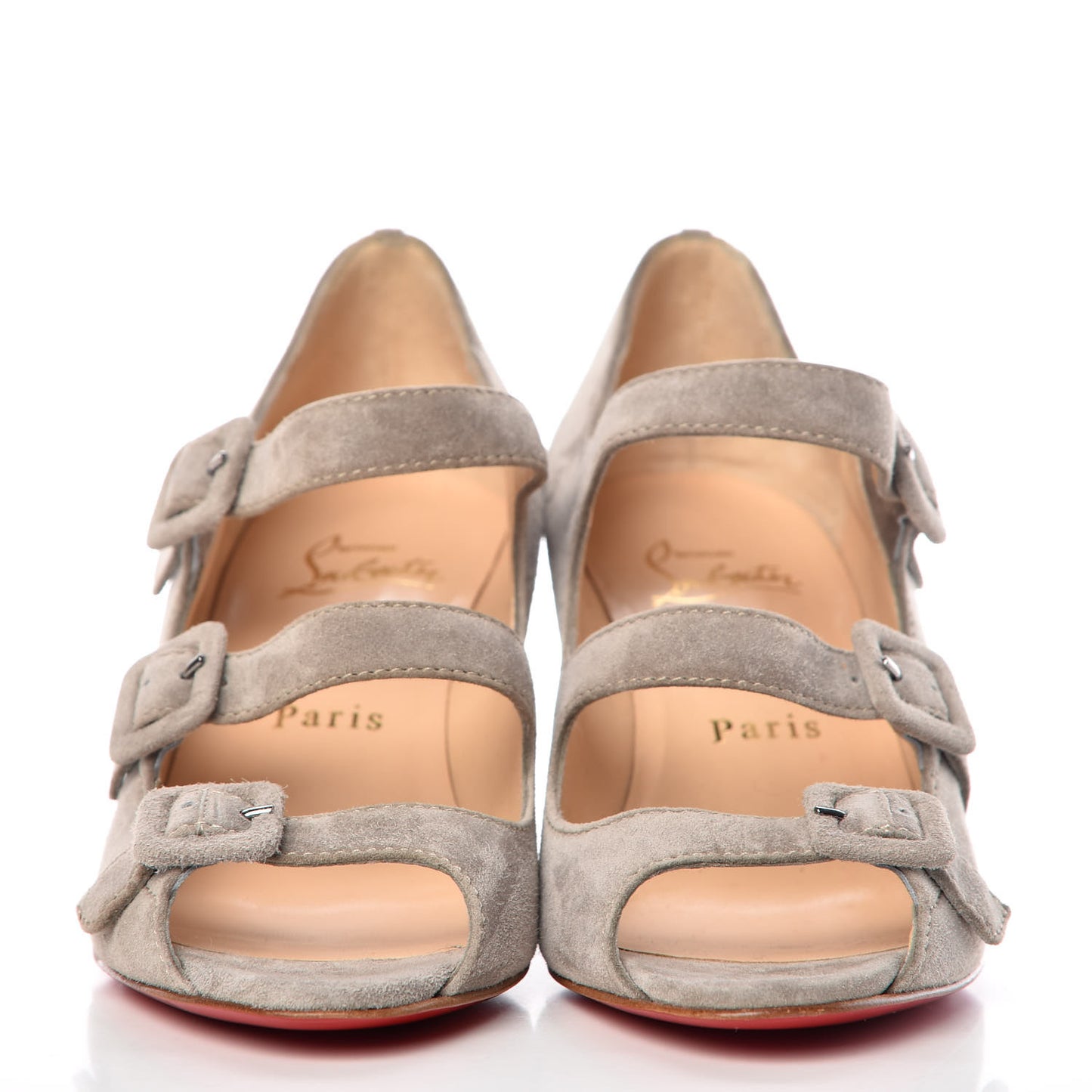 Veau Velours Janice 70 Open Toe Wedges 35 Elefante