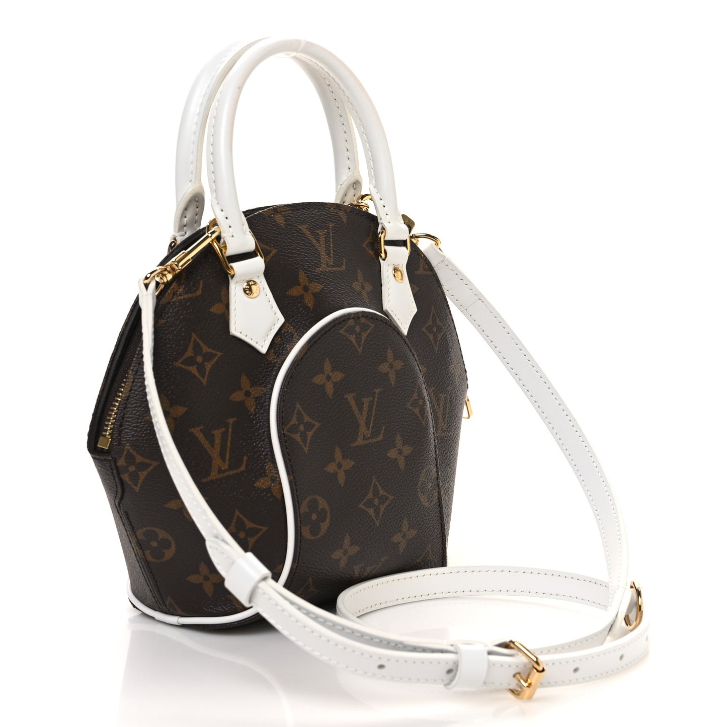 Monogram LV Match Ellipse BB White