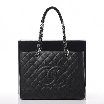 Chanel Caviar Quilted Grand Shopping Tote GST Black 7 of 7
