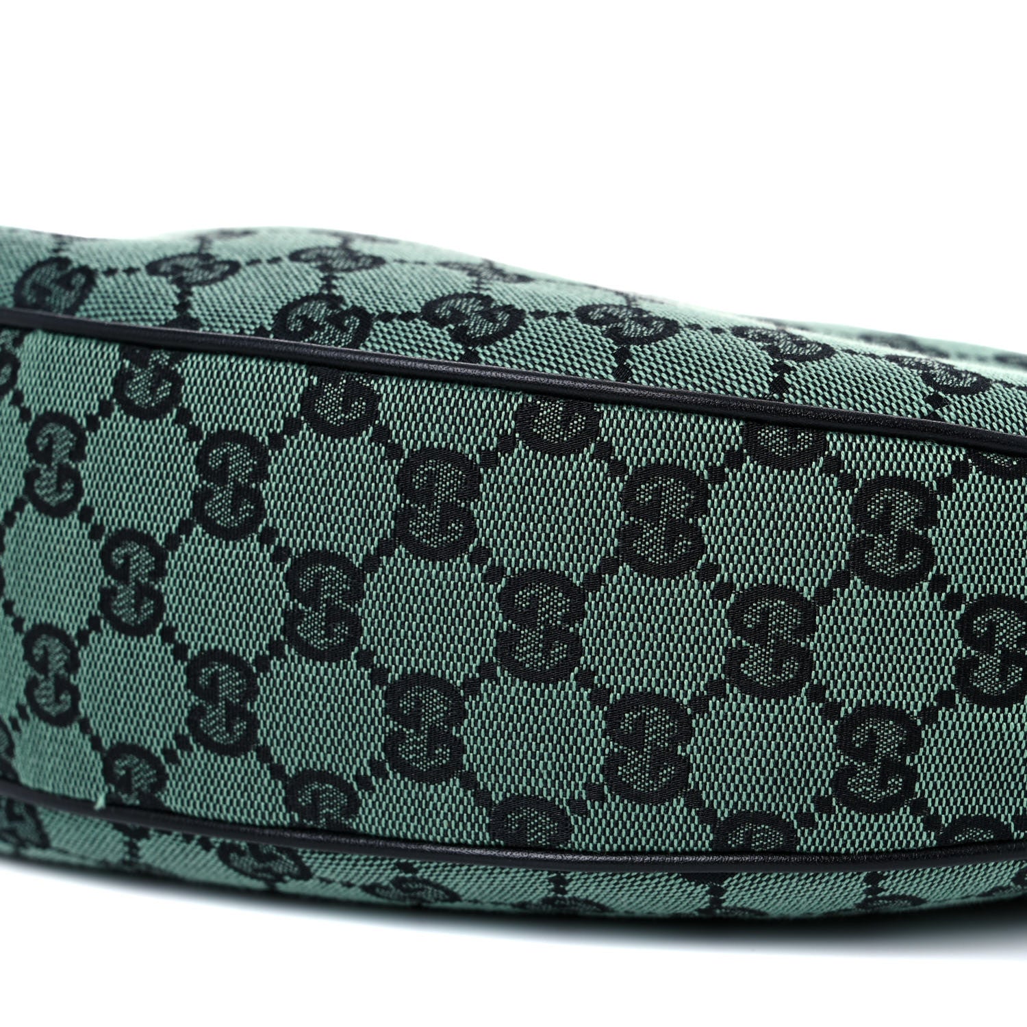 Gucci Monogram Half Moon Hobo Green 9 of 14