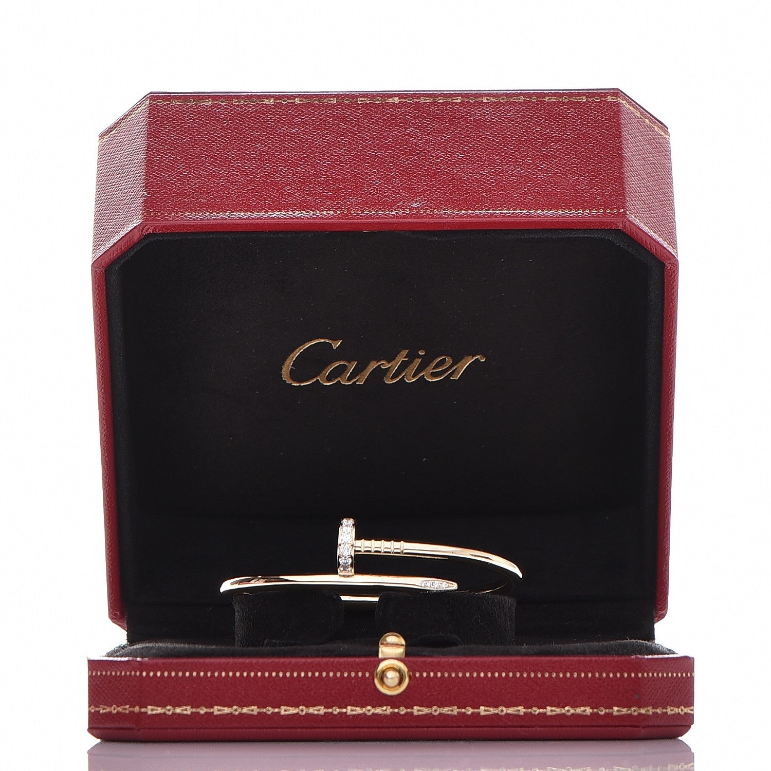 Cartier 18K Yellow Gold Diamond Juste Un Clou Bracelet 16 5 of 5