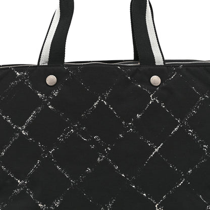 Chanel Nylon Travel Duffel Bag Black 12 of 14