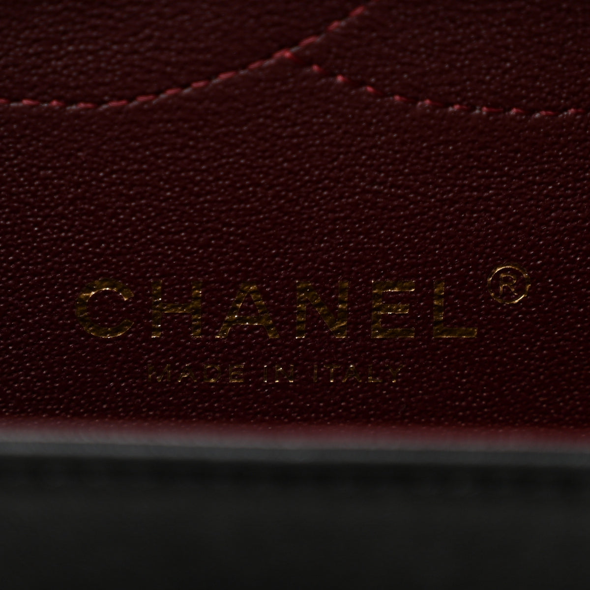 Lambskin Quilted Jumbo Double Flap Black
