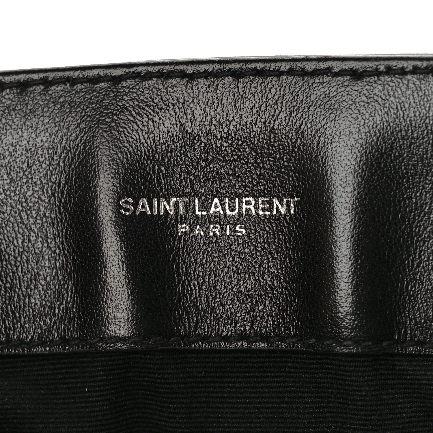 Saint Laurent Calfskin Y Quilted Monogram Medium Loulou Satchel Black 7 of 11