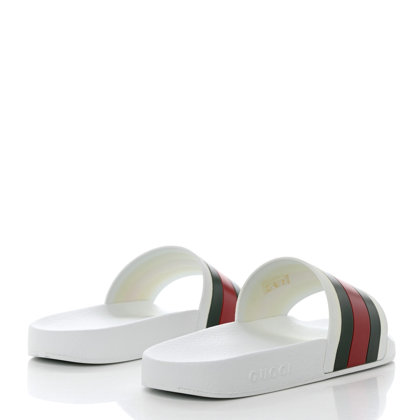 Rubber Web Mens Pool Slide Sandals 8 Great White