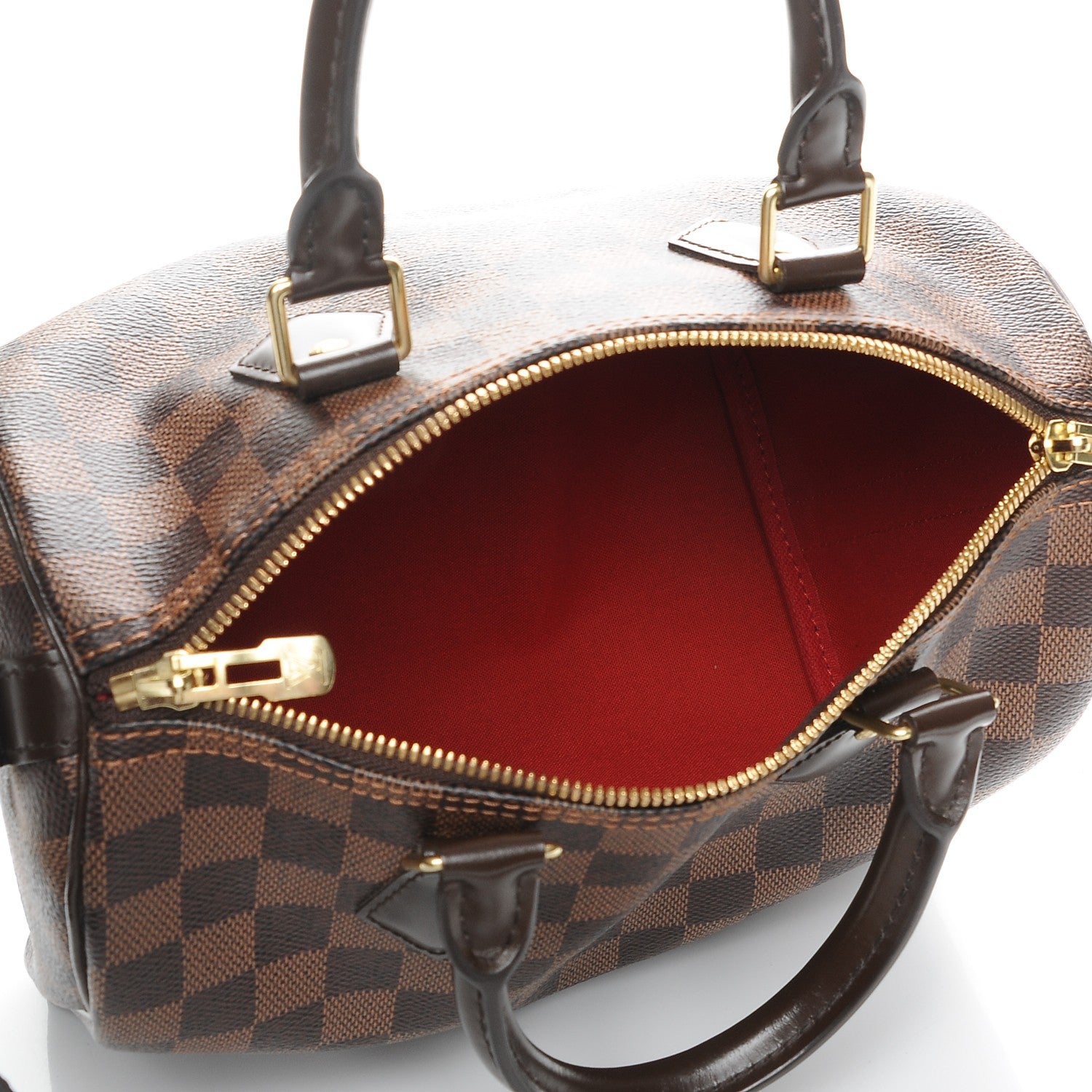 Louis Vuitton Damier Ebene Speedy Bandouliere 25 6 of 10