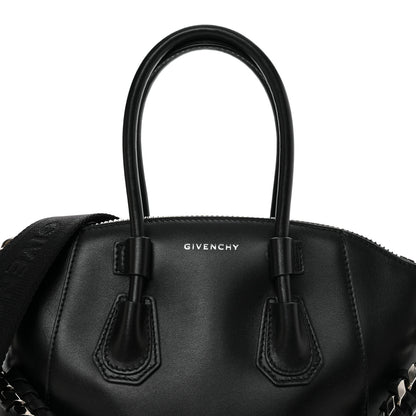 Givenchy Shiny Lord Calfskin Mini Sport Antigona With Chain Black 8 of 10