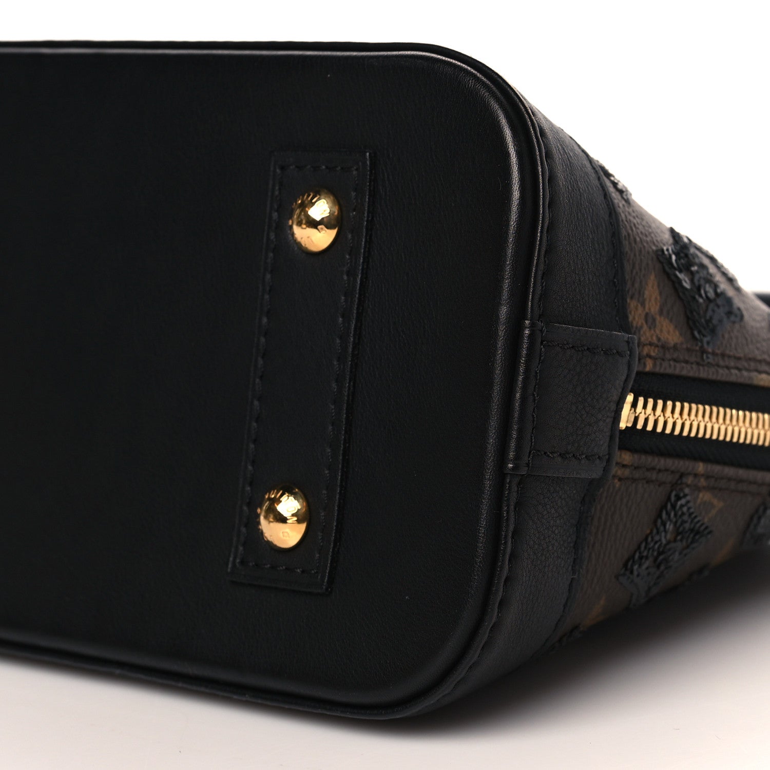 Louis Vuitton Monogram Sequins Eclipse Alma BB Black 6 of 8