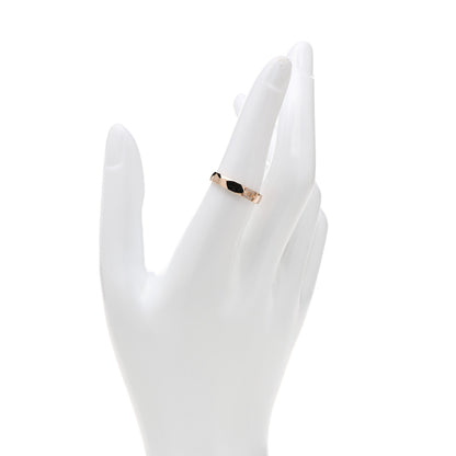 Hermes 18K Rose Gold Diamond Ever Herakles Wedding Band Ring 55 7.25 2 of 5