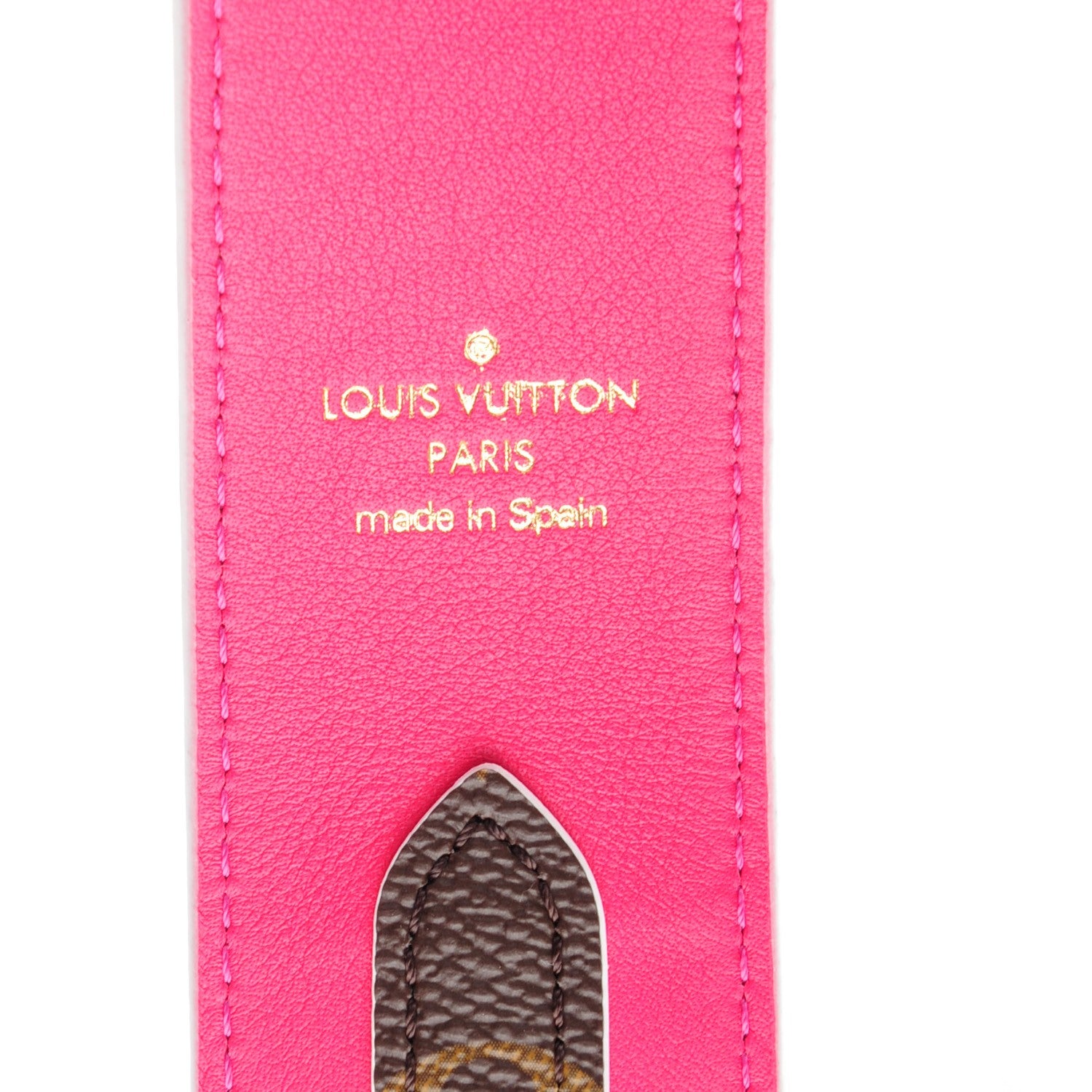Louis Vuitton Monogram Bandouliere Shoulder Strap Hot Pink 3 of 6