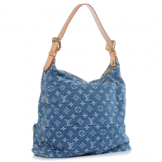 Louis Vuitton Denim Baggy GM Blue 3 of 7
