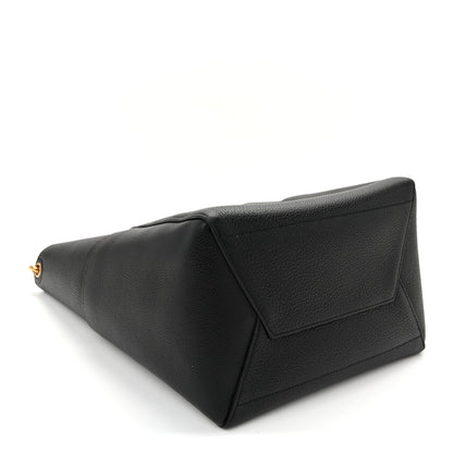 Celine Soft Grained Calfskin Sangle Bucket Bag Black 4 of 11