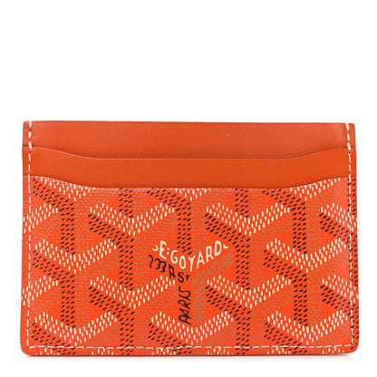 Goyard Goyardine Saint Sulpice Card Holder Orange 1 of 7