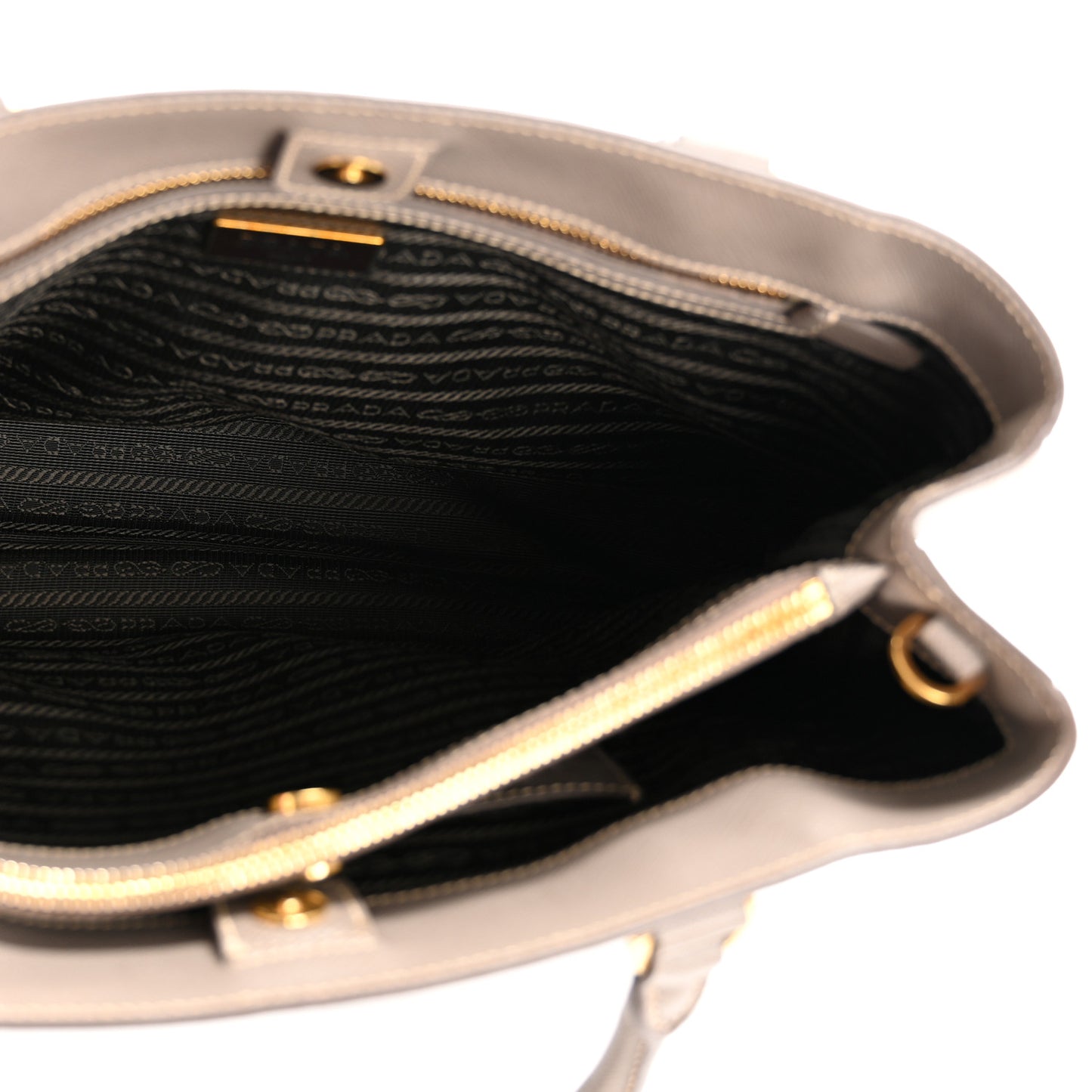 Saffiano Lux Medium Tote Argilla