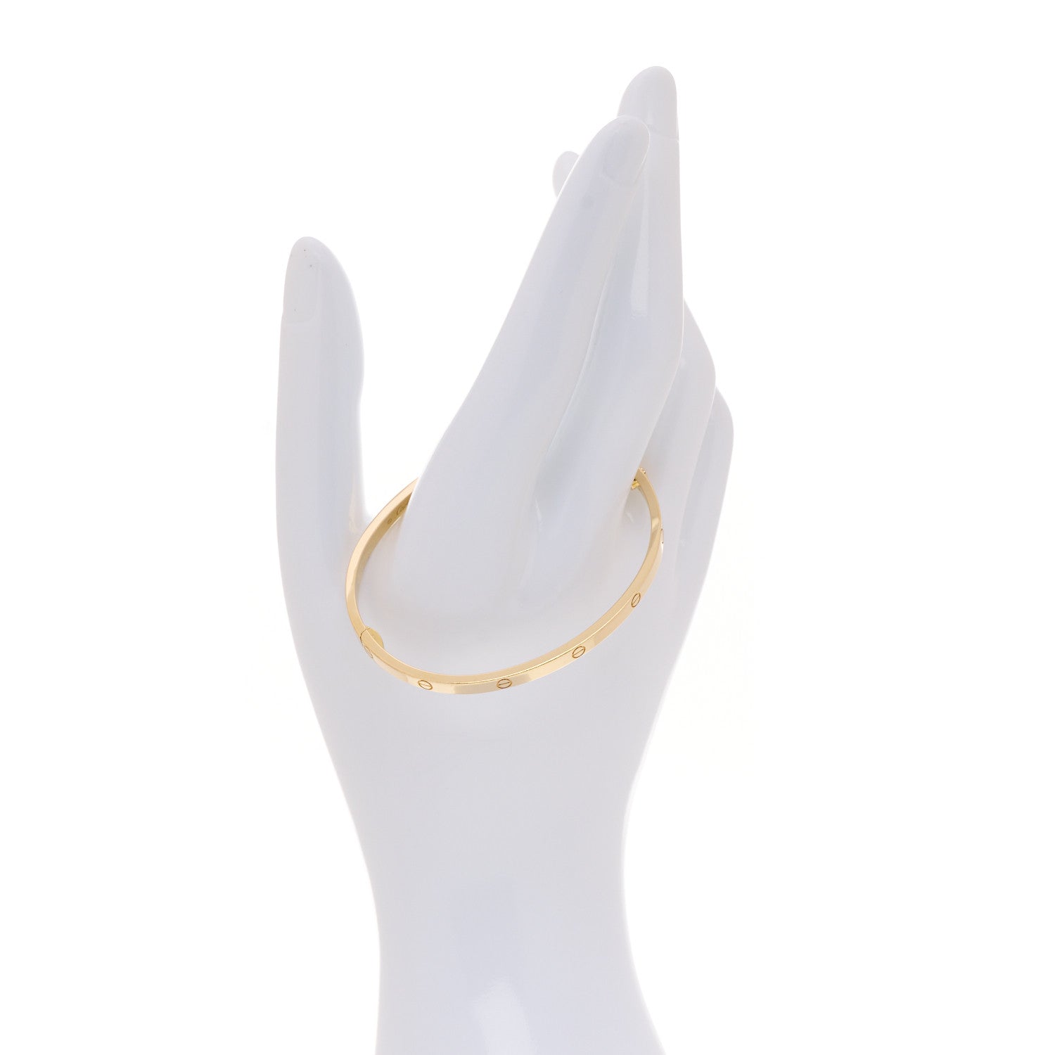 Cartier 18K Yellow Gold Small LOVE Bracelet 17 2 of 10