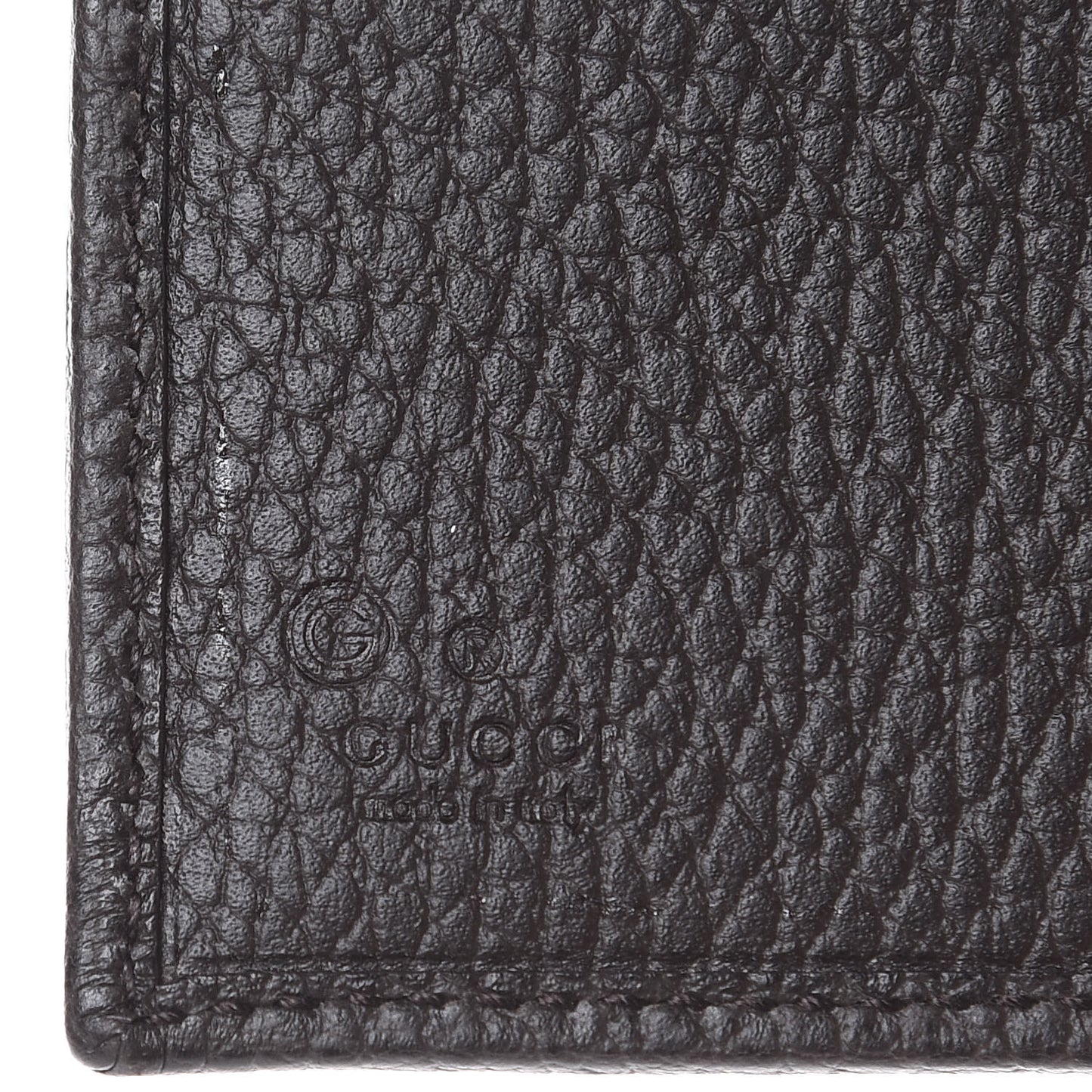 Monogram Bi-Fold Wallet Dark Brown