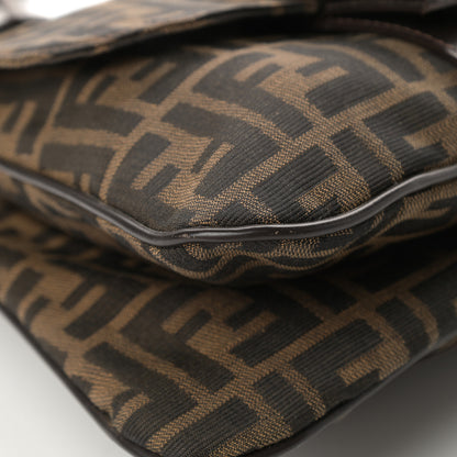 Fendi Zucca Buckle Shoulder Bag Tobacco 8 of 15