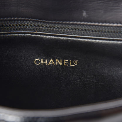 Chanel Patent CC Flap Shoulder Bag Black 6 of 9