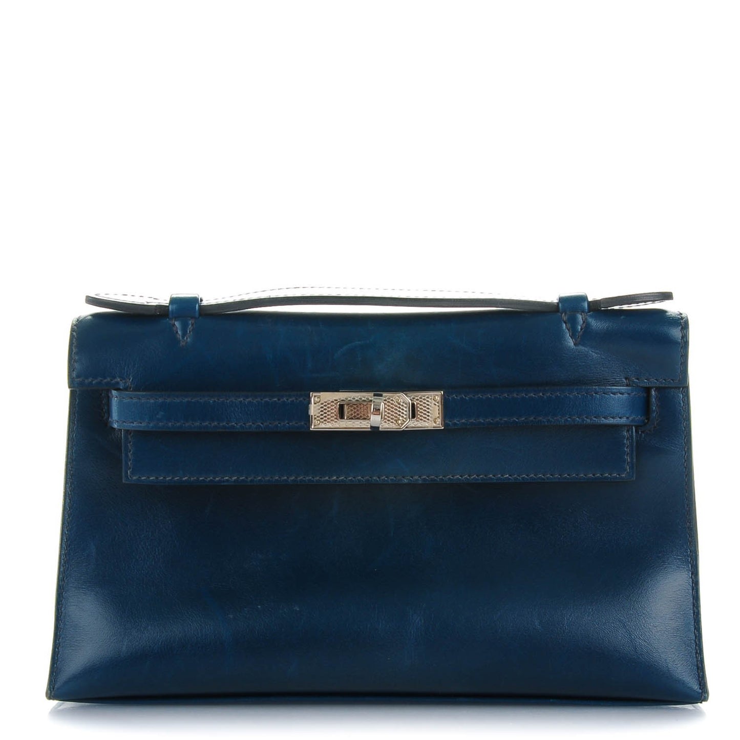 Box Kelly Pochette Bleu De Prusse